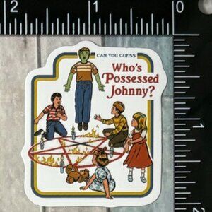 🌀10/$10🌀 60s 70s Retro Horror Dark Humor Reusable Waterproof Vinyl Sticker